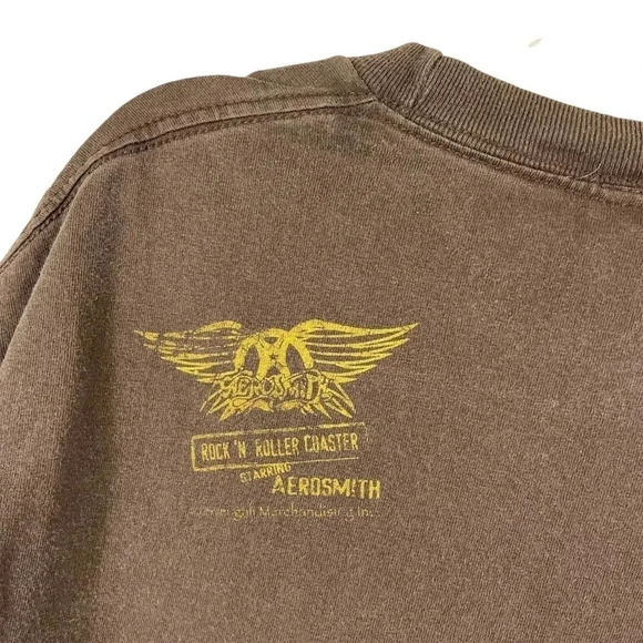 Walt Disney World Aerosmith Brown Two sided size Large - Picture 6 of 7